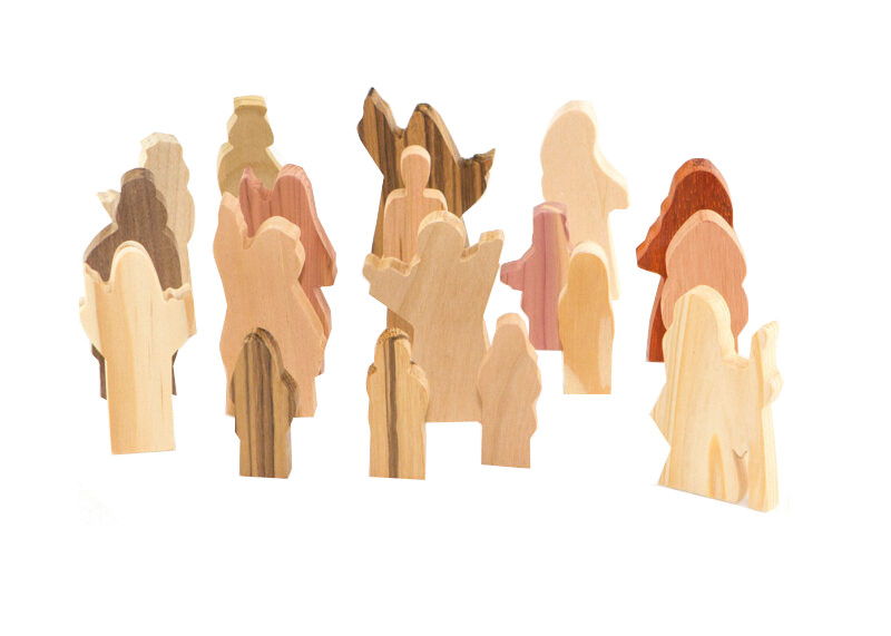 Wooden sale people figures