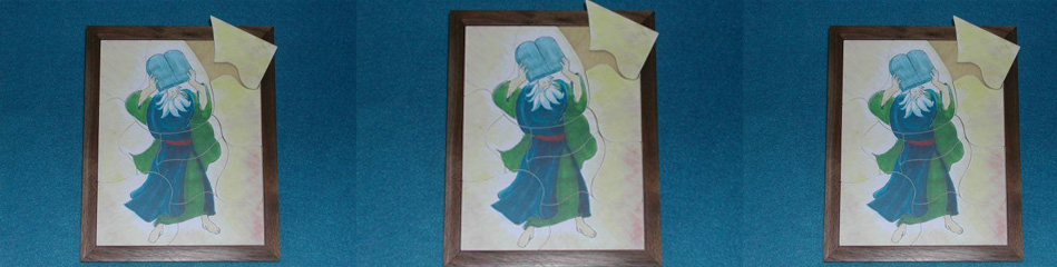 Worship Woodworks - Moses Holding the 10 Commandments Puzzle