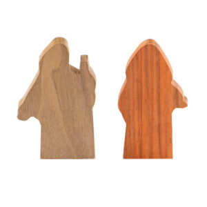 2 Multi-Wood Figures
