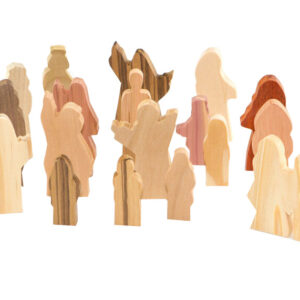 18 Multi-Wood People of God Figures