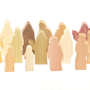 14 Multi-Wood Figures