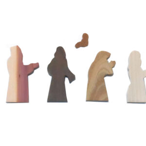 5 Multi-Wood Figures