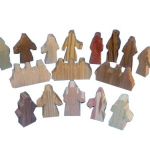 16 Multi-Wood Figures