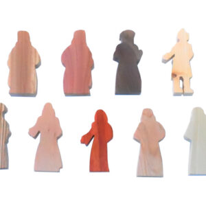 9 Multi-Wood Figures