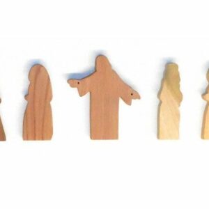 5 Multi-Wood Figures