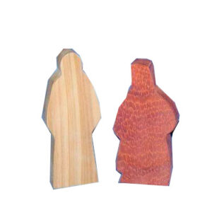 2 Wood Figures for Francis David