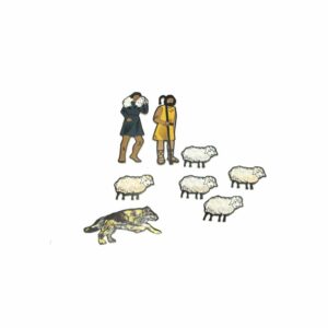 Mini Parable of the Good Shepherd Characters (Two Dimensional)