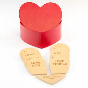 Tablets & Red Heart Box
