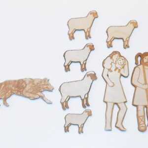 Good Shepherd Laser-Engraved Pieces
