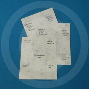 Ten Commandment Cards Prints