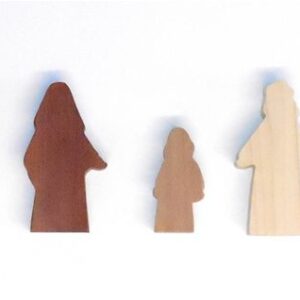 5 Multi-Wood Figures